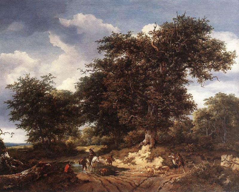 Jacob van Ruisdael The Great Oak oil painting picture